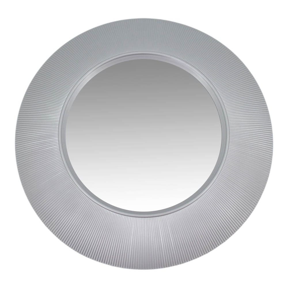 Καθρέπτης τοίχου σε ασημί χρώμα 50.5x5.3