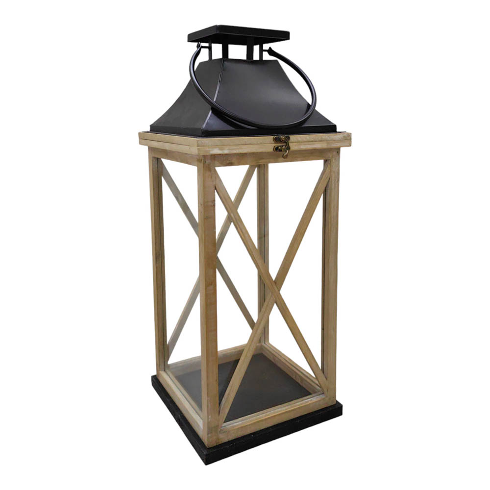 ΦΑΝΑΡΙΑ ΞΥΛΙΝΑ ΣΕΤ ΤΩΝ 2 ΤΕΜΑΧΙΩΝ ΜΕ ΜΑΥΡΗ ΜΕΤΑΛΛΙΚΗ ΟΡΟΦΗ