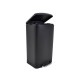 Κάδος απορριμάτων soft close σε μαύρο χρώμα 12L