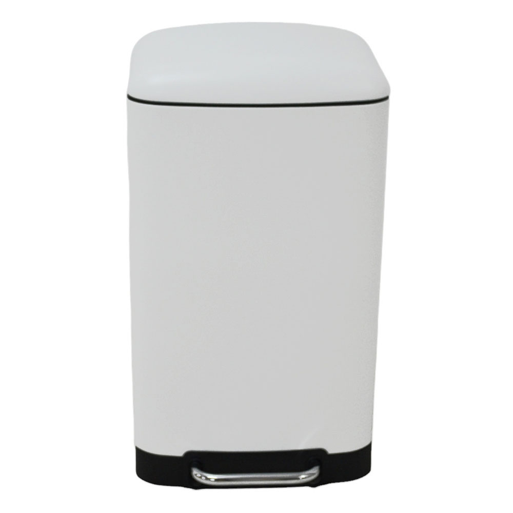 Κάδος απορριμάτων soft close σε λευκό χρώμα 30L