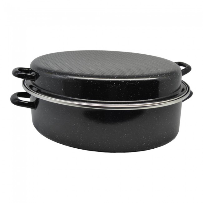 ΓΑΣΤΡΑ ΟΒΑΛ ΕΜΑΓΙΕ ΜΕ ΣΧΑΡΑ ΚΑΙ ΑΝΟΞΕΙΔΩΤΟ ΧΕΙΛΟΣ 42x32x16ε