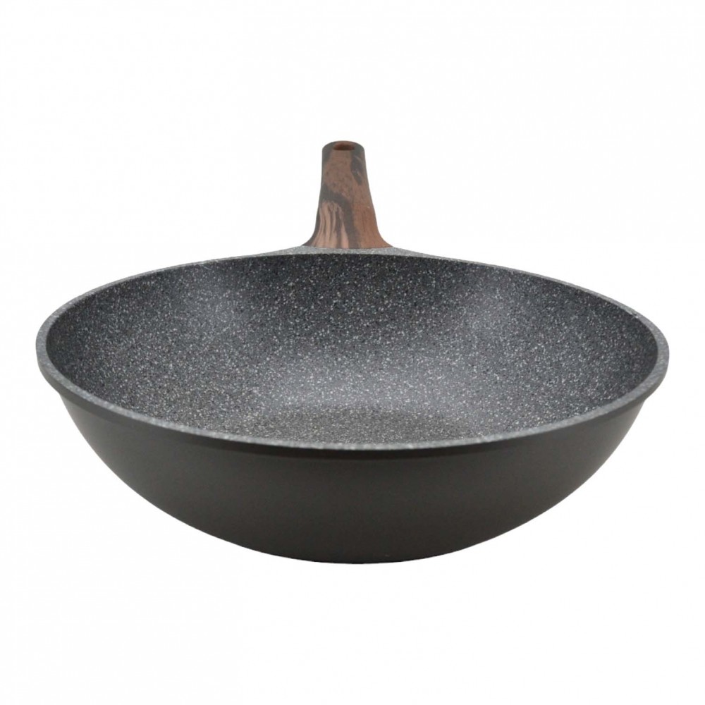 Γουόκ από αλουμίνιο με επίστρωση πέτρας Φ28