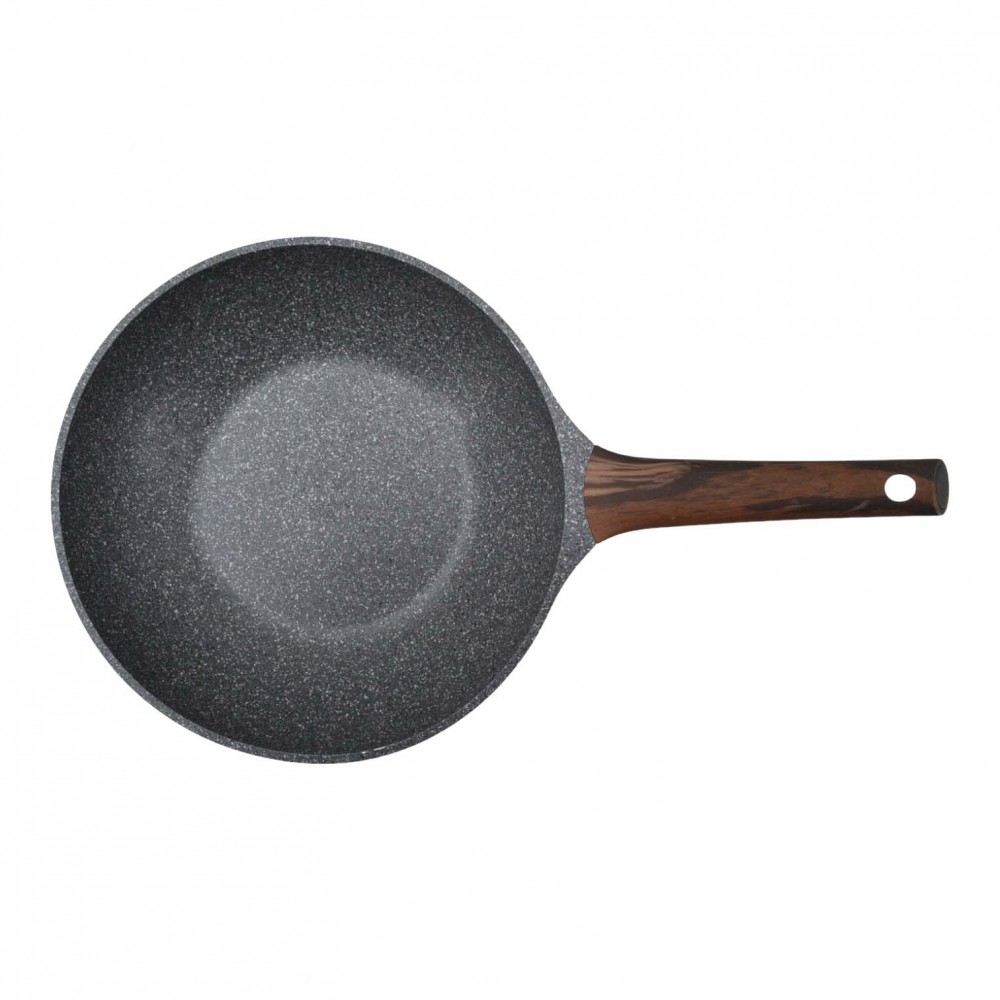 Γουόκ από αλουμίνιο με επίστρωση πέτρας Φ28