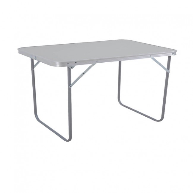 Τραπέζι camping πτυσσόμενο από μέταλλο σε γκρι χρώμα 40x60x25