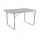 Τραπέζι camping πτυσσόμενο από μέταλλο σε γκρι χρώμα 40x60x25