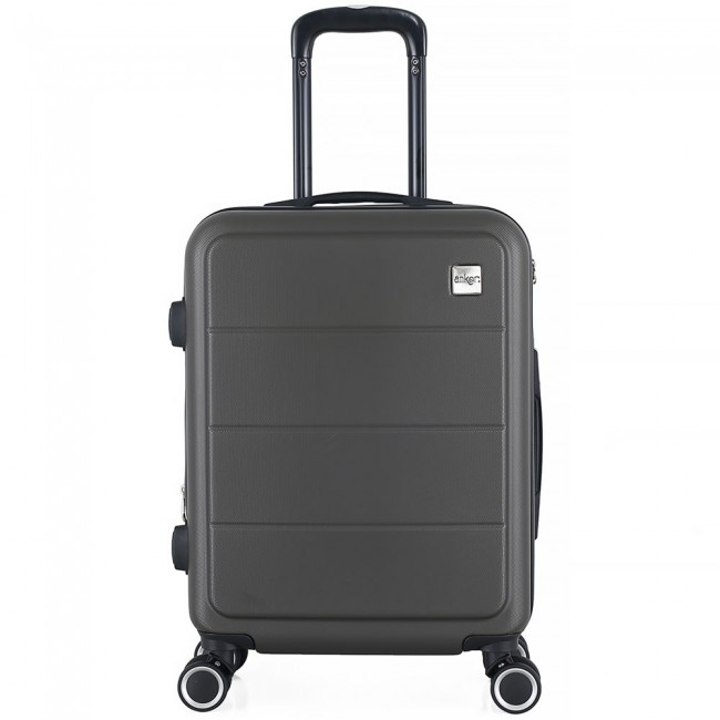 Βαλίτσα από ABS σε ανθρακί χρώμα 37x21x55