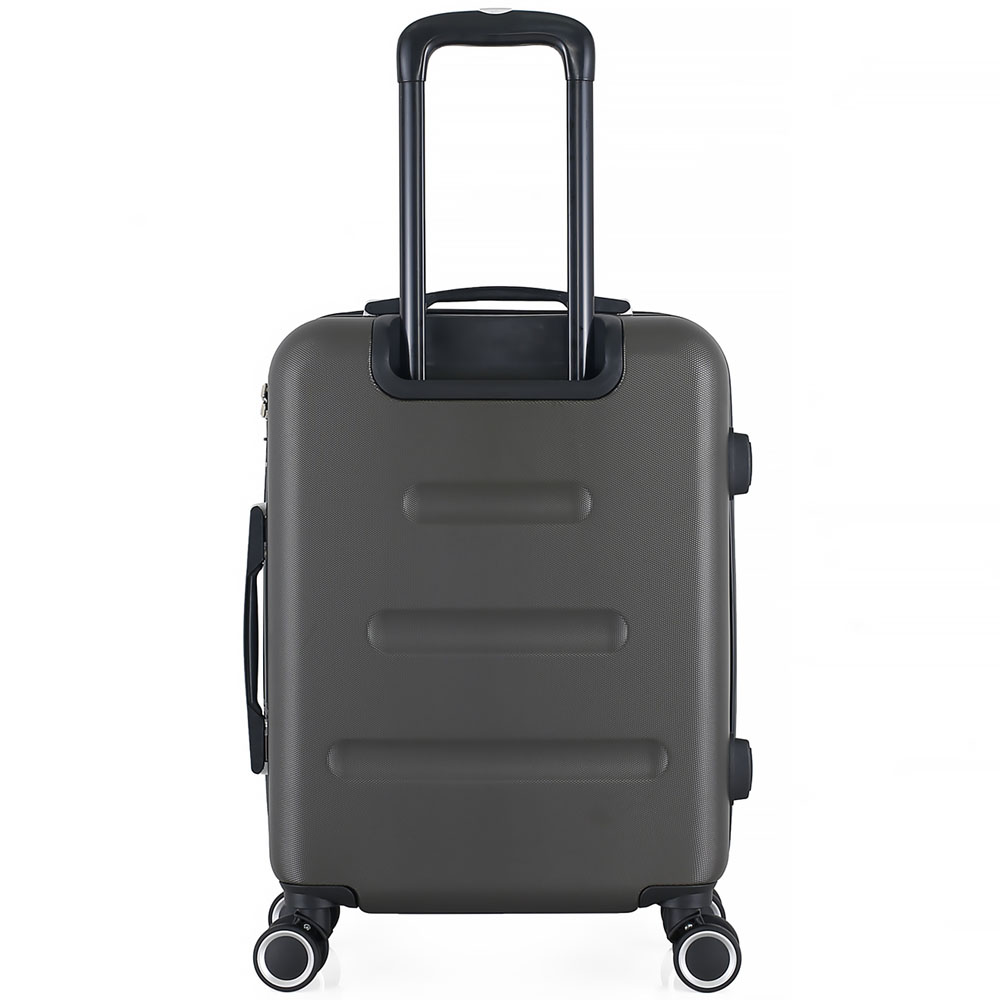 Βαλίτσα από ABS σε ανθρακί χρώμα 37x21x55