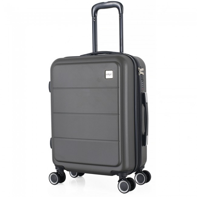 Βαλίτσα από ABS σε ανθρακί χρώμα 37x21x55