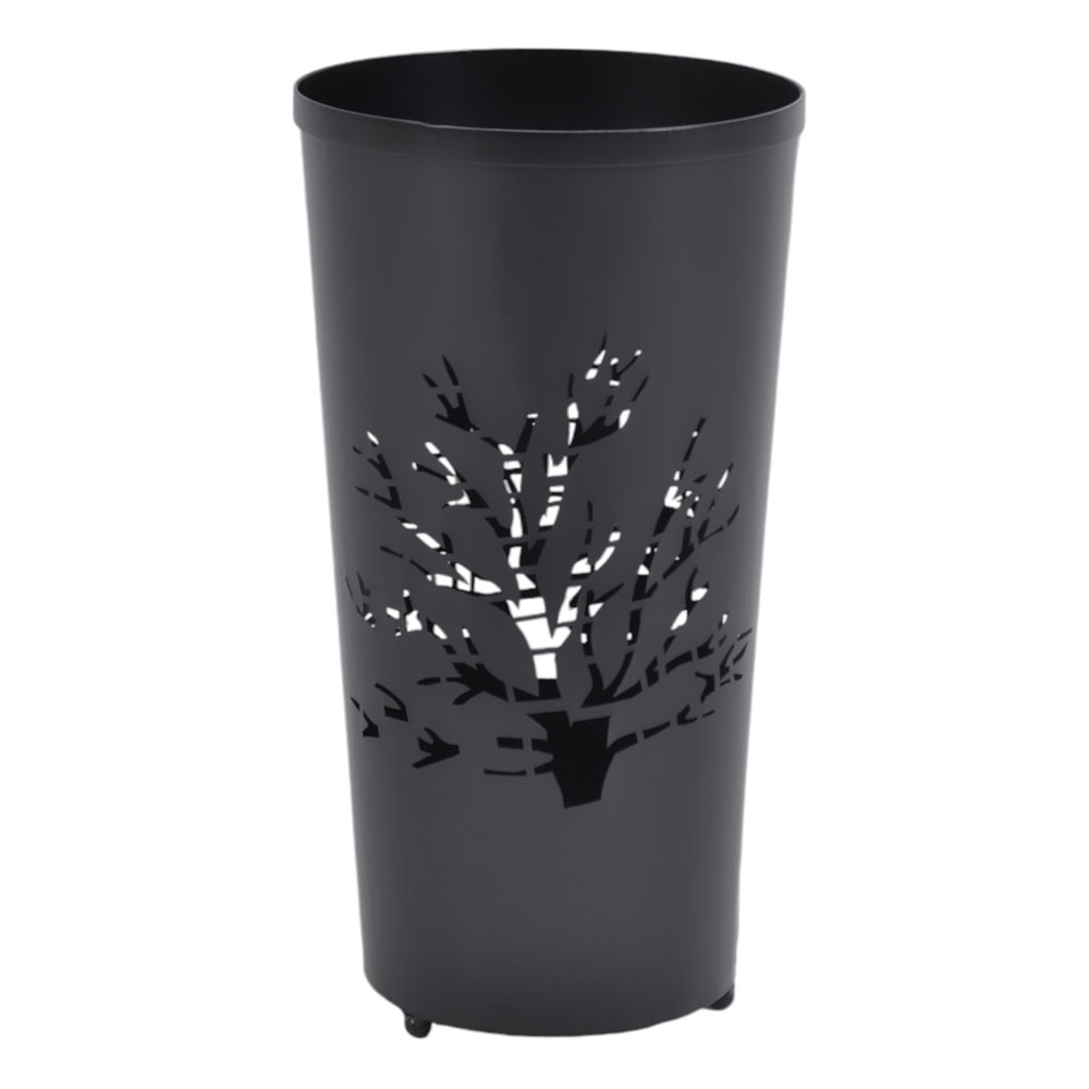 Ομπρελοθήκη από μέταλλο σε χρώμα μαύρο ματ 24x24x46