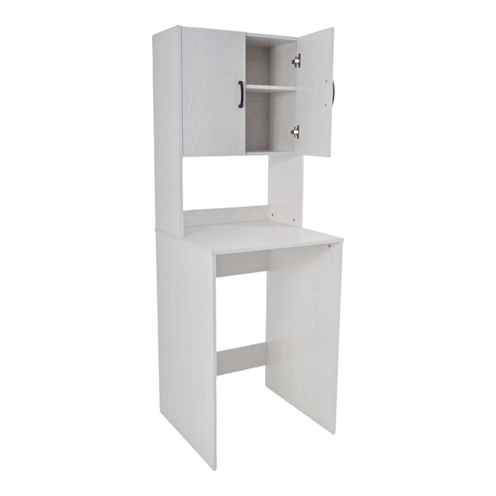 Έπιπλο πλυντηρίου από mdf σε λευκό χρώμα 64x60x180