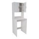 Έπιπλο πλυντηρίου από mdf σε λευκό χρώμα 64x60x180