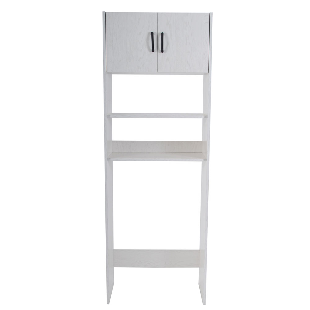 Έπιπλο πλυντηρίου από mdf σε λευκό χρώμα 64x30x180