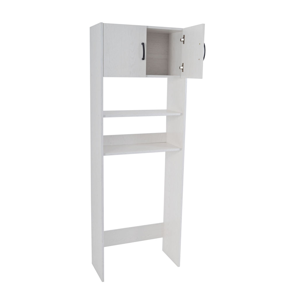 Έπιπλο πλυντηρίου από mdf σε λευκό χρώμα 64x30x180