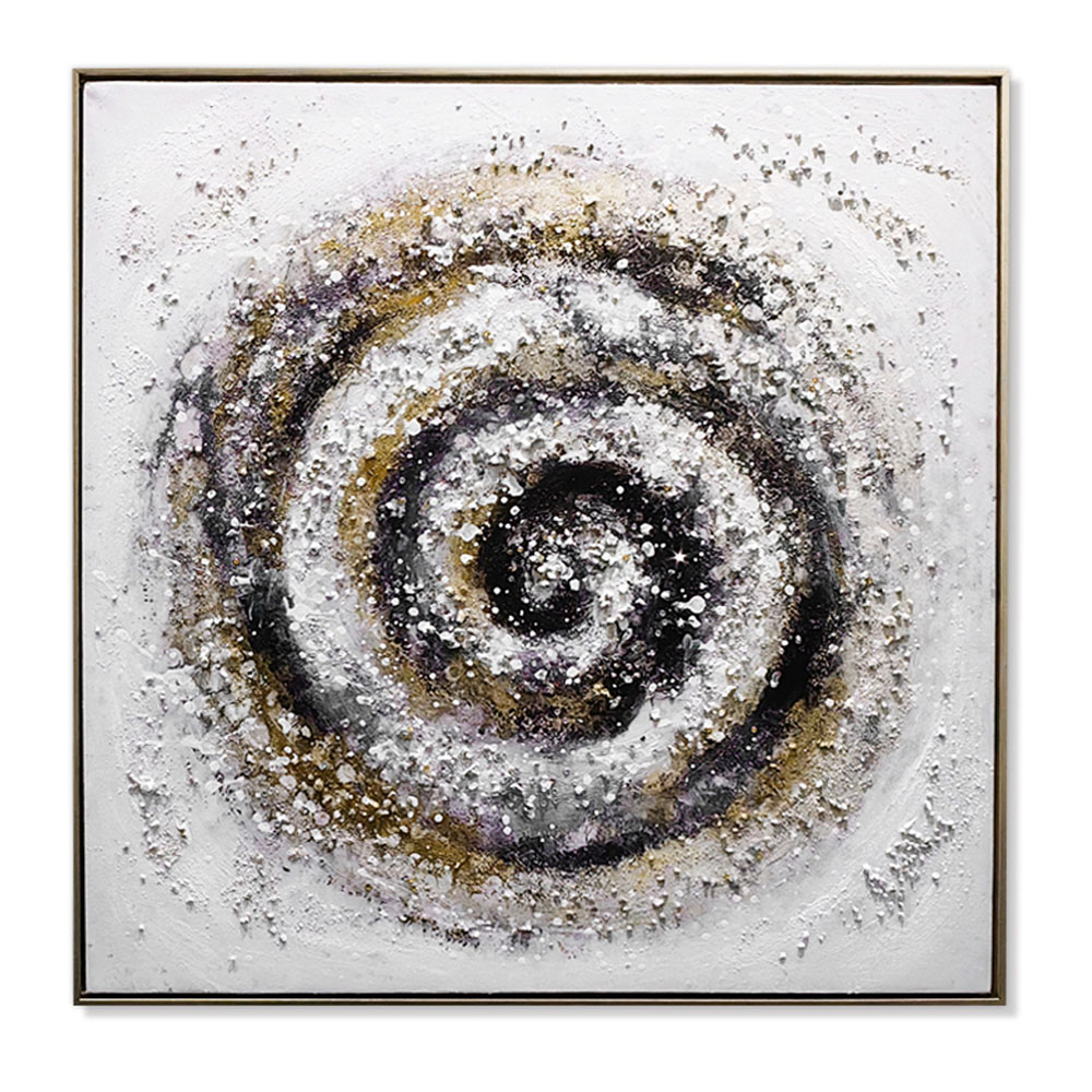 Πίνακας ελαιογραφία σε καμβά κύκλοι 80x80