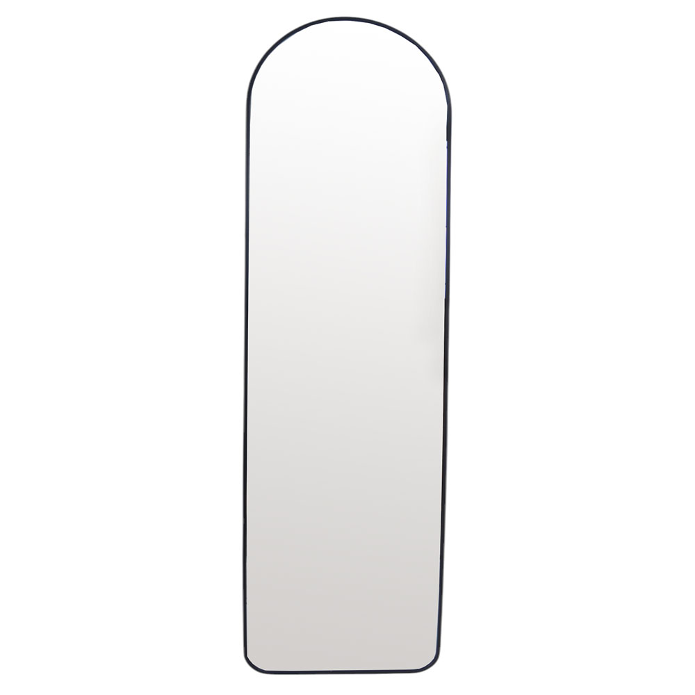 Καθρέπτης από αλουμίνιο σε μαύρο χρώμα 50x160