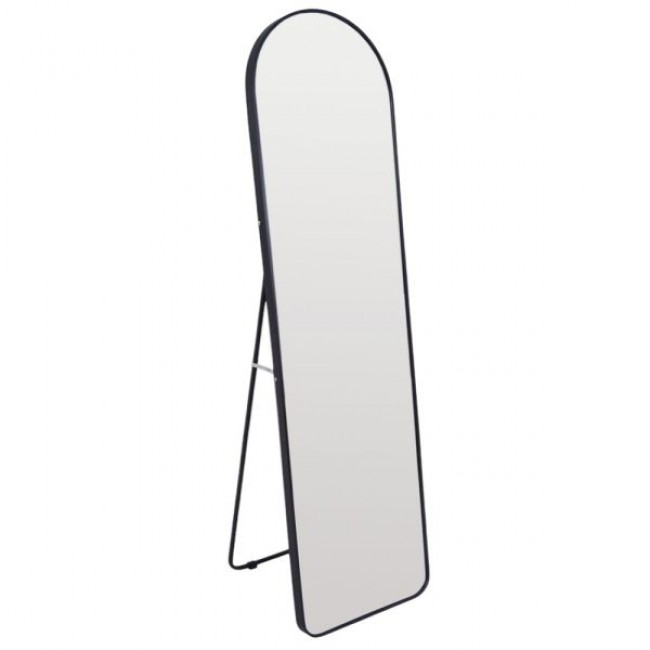 Καθρέπτης από αλουμίνιο σε μαύρο χρώμα 50x160