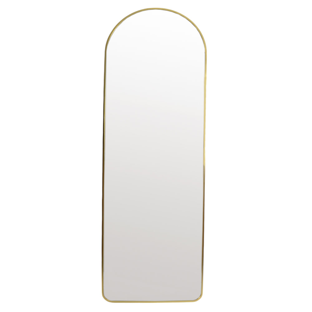 Καθρέπτης από αλουμίνιο σε χρυσό χρώμα 50x160