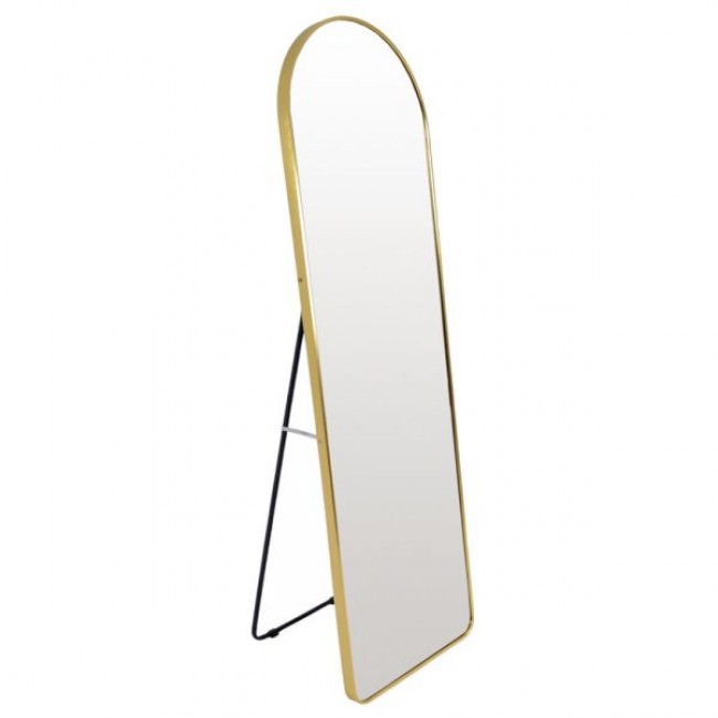 Καθρέπτης από αλουμίνιο σε χρυσό χρώμα 50x160