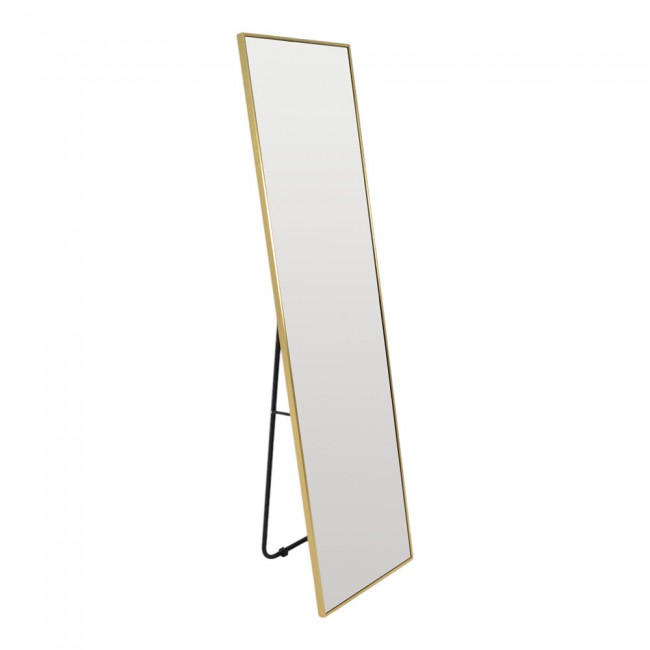 Καθρέπτης δαπέδου από αλουμινίου σε χρώμα χρυσό 40x150