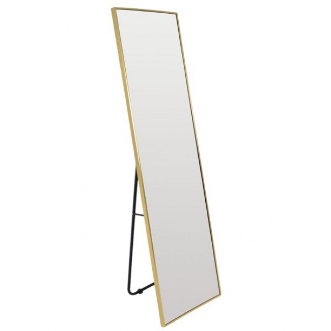 Καθρέπτης δαπέδου από αλουμίνιο σε χρώμα χρυσό 50x160
