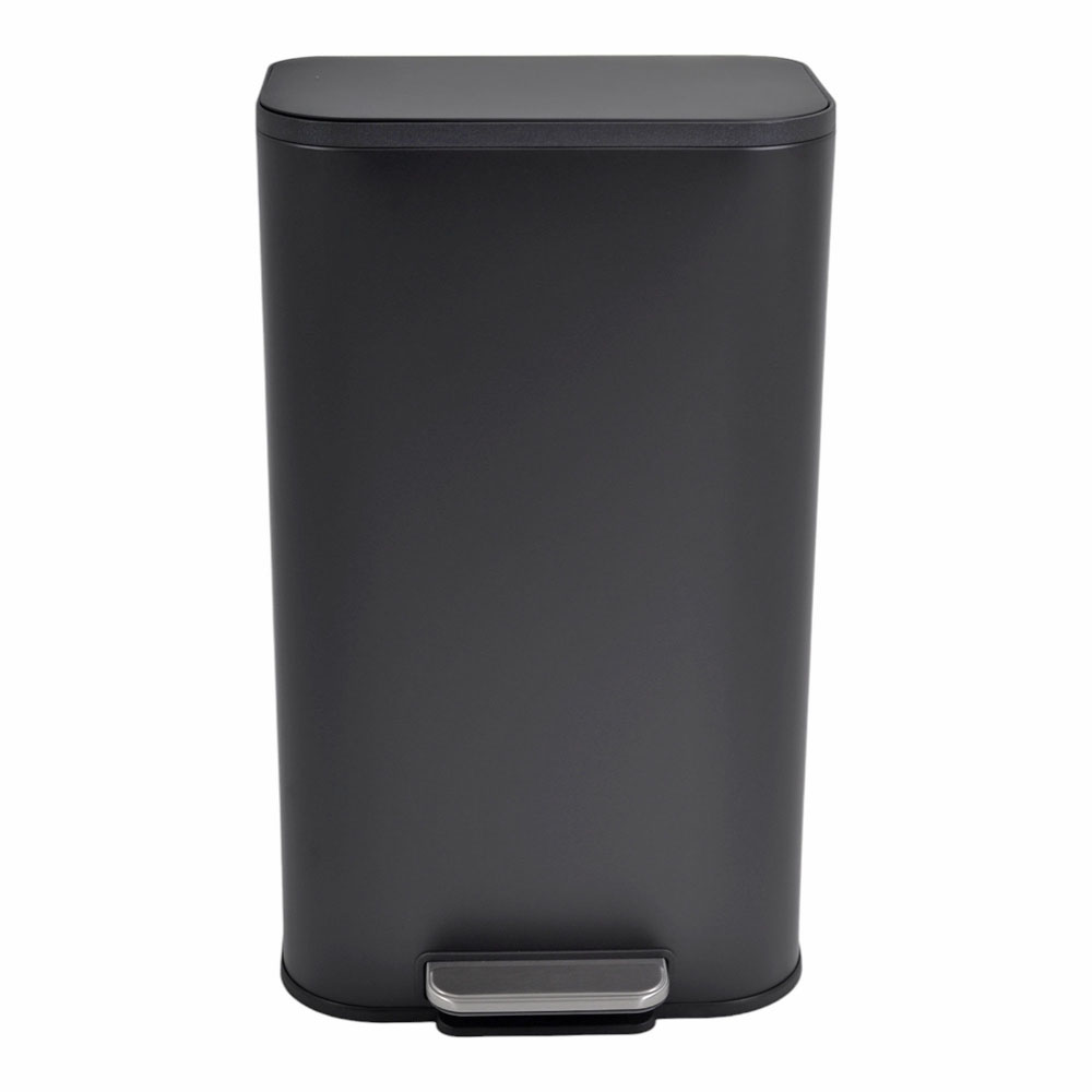 Κάδος απορριμμάτων "SOUL" soft close inox σε χρώμα μαύρο ματ 30L 36.5x29.3x60.9