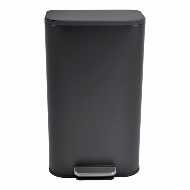 Κάδος απορριμμάτων "SOUL" soft close inox σε χρώμα μαύρο ματ 30L 36.5x29.3x60.9