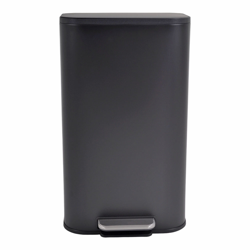 Κάδος απορριμμάτων "SOUL" soft close inox σε χρώμα μαύρο ματ 30L 36.5x29.3x60.9