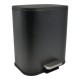 Κάδος απορριμμάτων "SOUL" soft close μεταλλικός σε χρώμα μαύρο ματ 5L 24x19.4x29.1