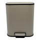 Κάδος απορριμμάτων "SOUL" soft close μεταλλικός σε χρώμα taupe ματ 5L 24x19.4x29.1
