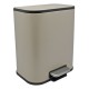 Κάδος απορριμμάτων "SOUL" soft close μεταλλικός σε χρώμα taupe ματ 5L 24x19.4x29.1