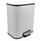 Κάδος απορριμμάτων "SOUL" soft close μεταλλικός σε χρώμα λευκό ματ 5L 24x19.4x29.1