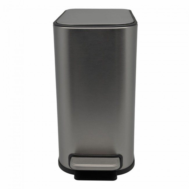 Κάδος απορριμμάτων "SOUL" slim soft close-finger print proof inox ματ 5L 15.2x27.5x27.8