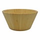 Μπωλ από ξύλο μπαμπού σε χρώμα φυσικό Φ20x10