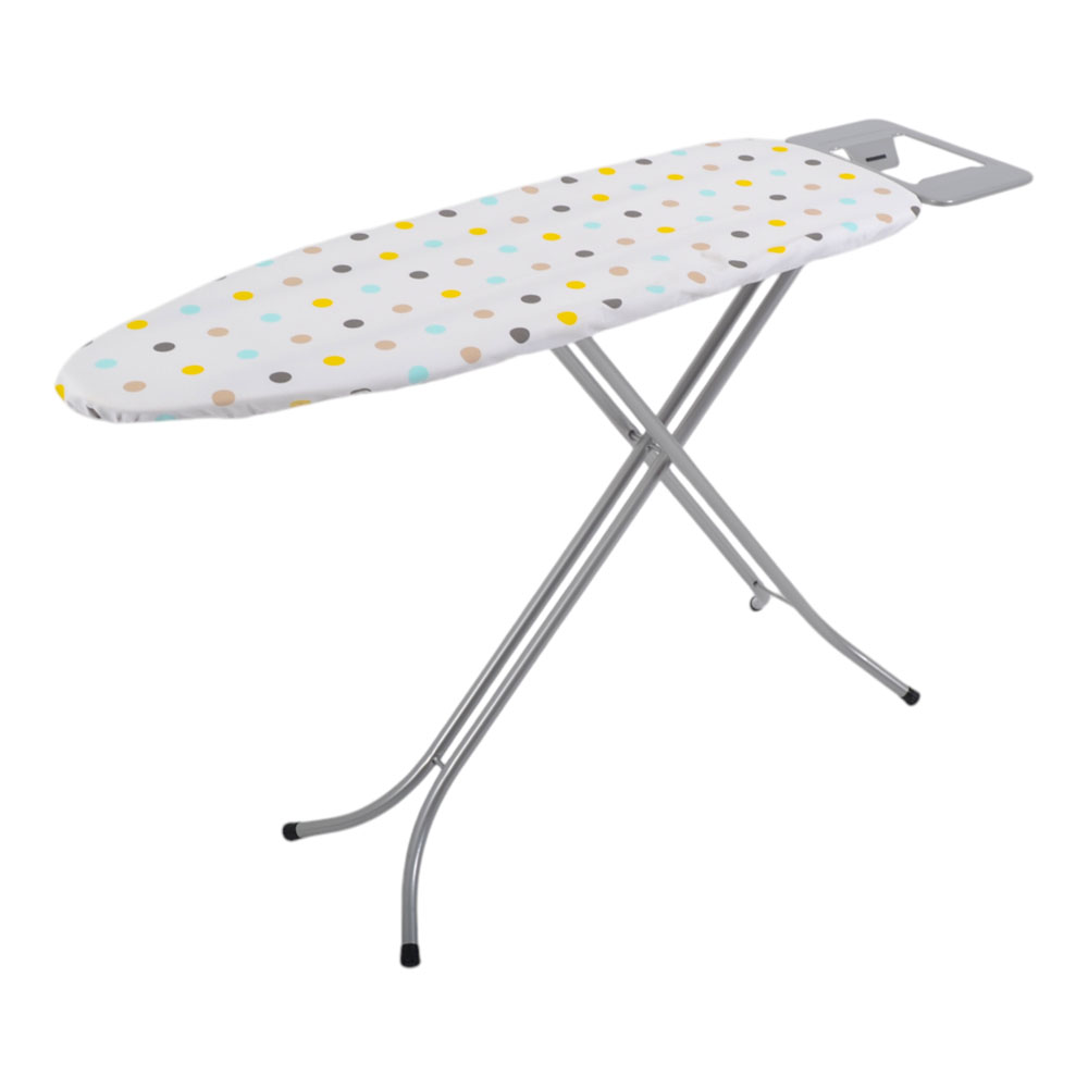 Σιδερώστρα από μέταλλο/ύφασμα σε χρώμα γκρι 34x110