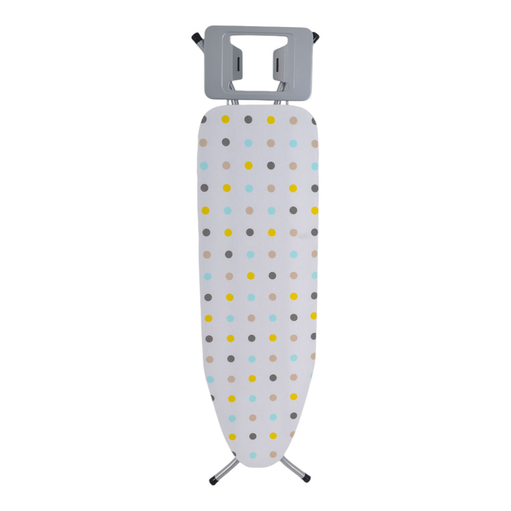 Σιδερώστρα από μέταλλο/ύφασμα σε χρώμα γκρι 34x110