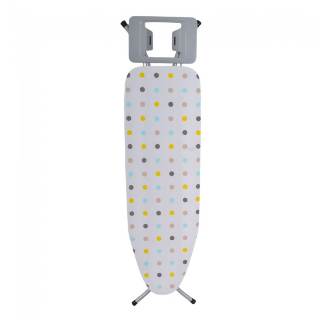 Σιδερώστρα από μέταλλο/ύφασμα σε χρώμα γκρι 34x110