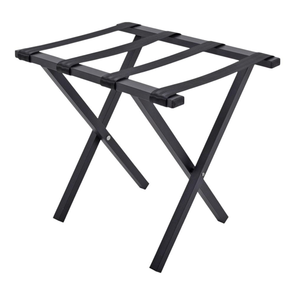 Βάση για βαλίτσες με ιμάντες από μέταλλο σε χρώμα μαύρο ματ 54x44x51