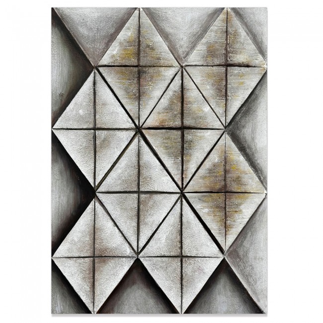 Πίνακας ελαιογραφία σε καμβά σε χρώμα γκρι/χρυσό 60x90