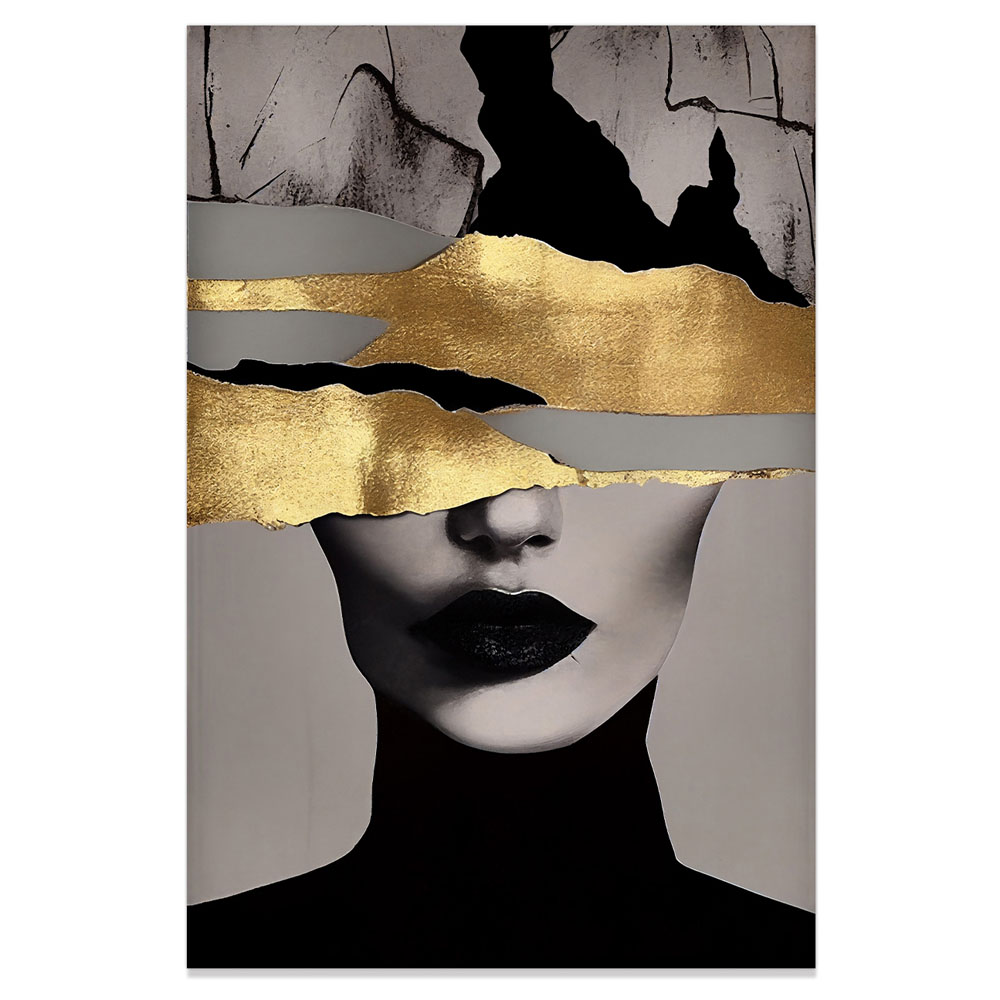 Πίνακας ελαιογραφία σε καμβά με γυναικείο πορτρέτο 60x90