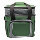 Ισοθερμική τσάντα από ύφασμα σε χρώμα σκούρο πράσινο/γκρι 22lt 30x22x34