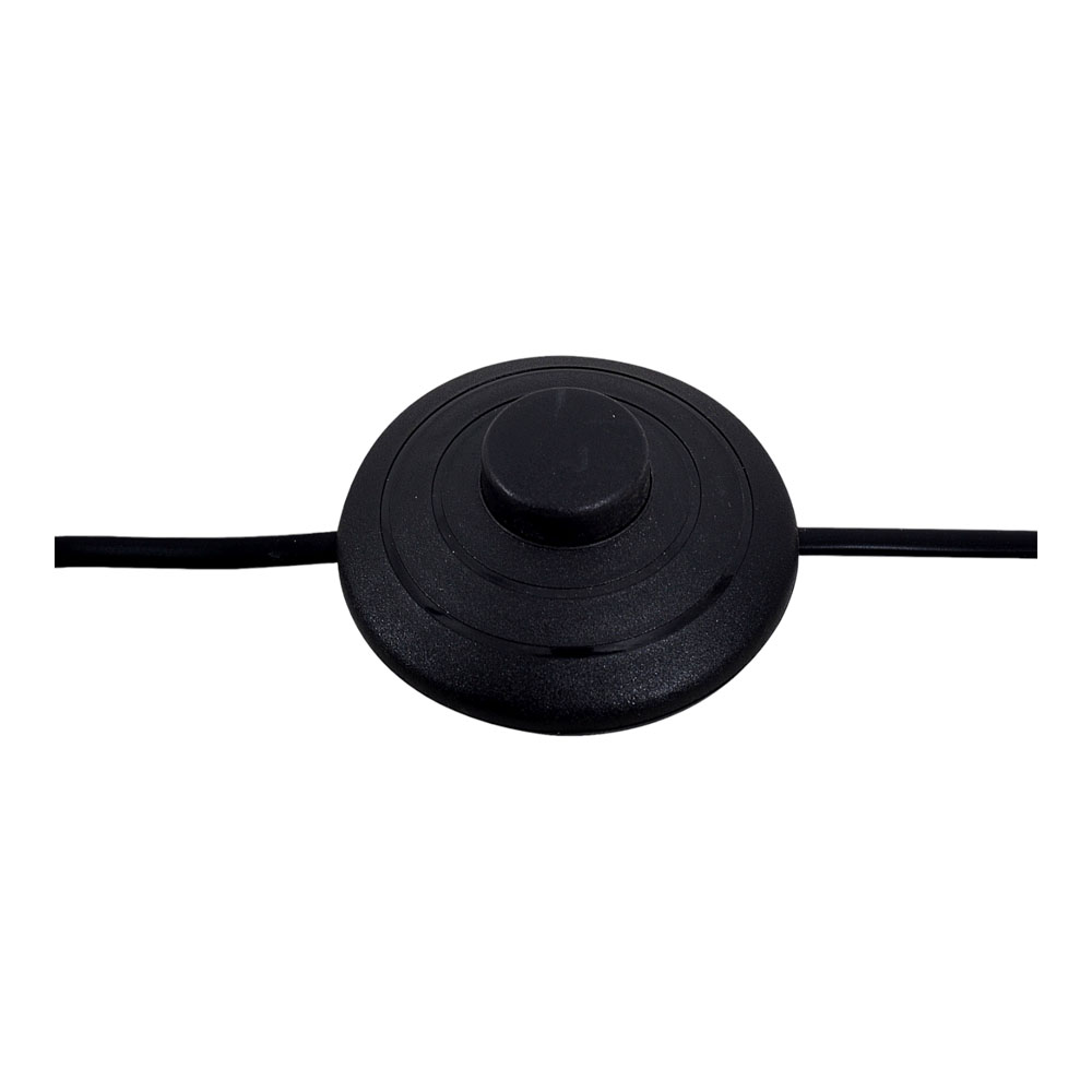 Φωτιστικό δαπέδου από μέταλλο/ύφασμα σε χρώμα μαύρο 38x38x154 Ε27/60W