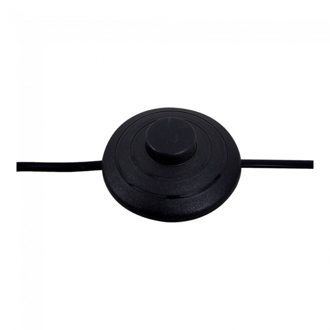 Φωτιστικό δαπέδου από μέταλλο/ύφασμα σε χρώμα μαύρο 38x38x154 Ε27/60W