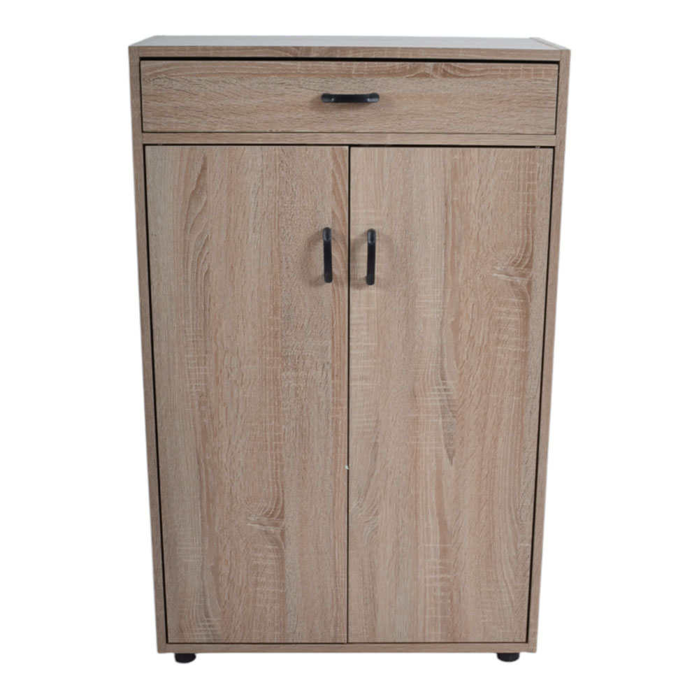 Παπουτσοθήκη ντουλάπι από ξύλο σε χρώμα φυσικό 60x30x95