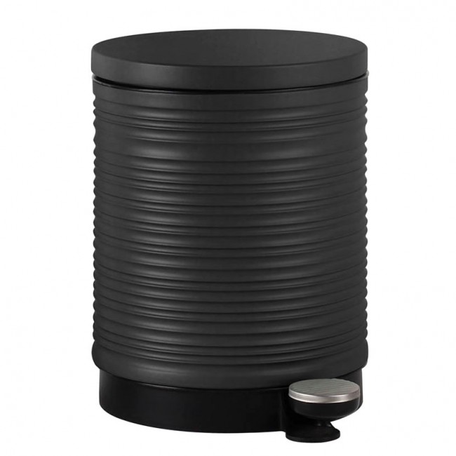 Καλάθι μπάνιου soft close από μέταλλο σε χρώμα ανθρακί 5l 28.8x20.5x26.6