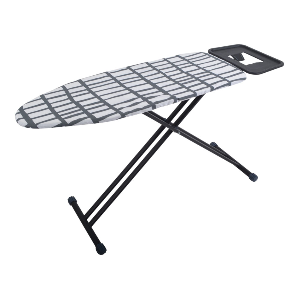 Σιδερώστρα ρούχων XL από μέταλλο σε χρώμα μαύρο ματ 150x45x71-94