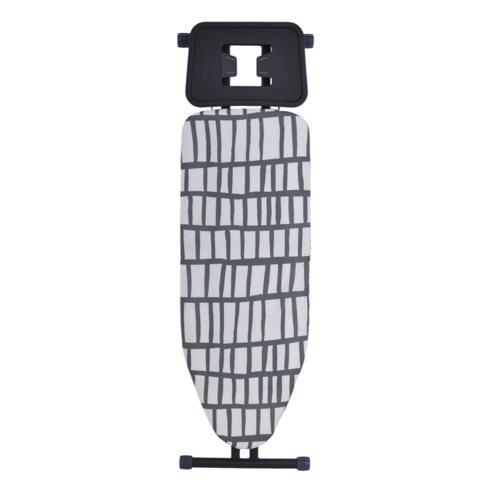 Σιδερώστρα ρούχων XL από μέταλλο σε χρώμα μαύρο ματ 150x45x71-94