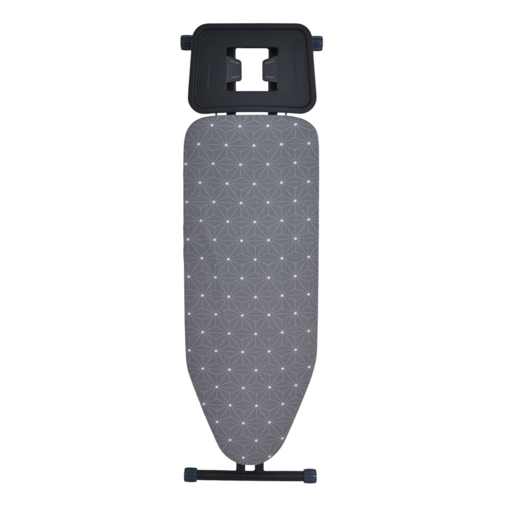 Σιδερώστρα ρούχων XL από μέταλλο σε χρώμα μαύρο ματ 150x45x71-94