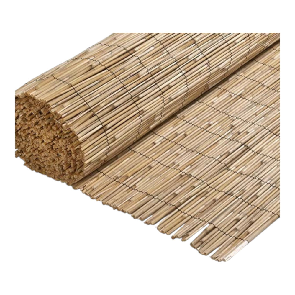 Καλαμωτή από βέργες καλαμιού σε χρώμα φυσικό 150x300