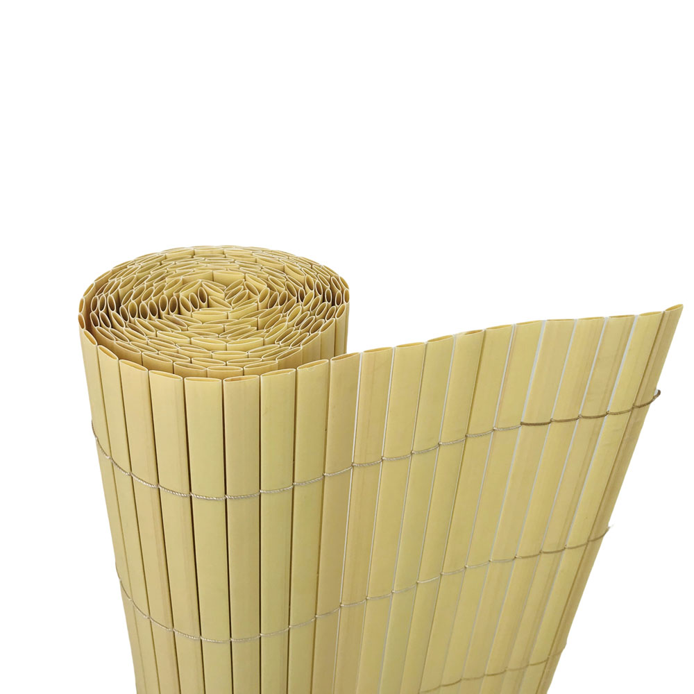 Καλαμωτή από pvc σε χρώμα φυσικό 100x300