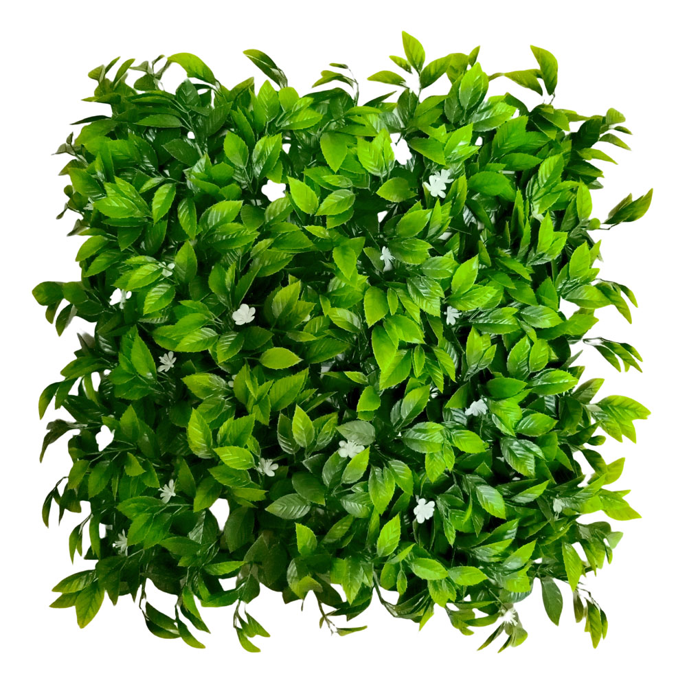 Διακοσμητικό πάνελ φυλλωσιάς πλαστικό σε χρώμα πράσινο 50x50x6